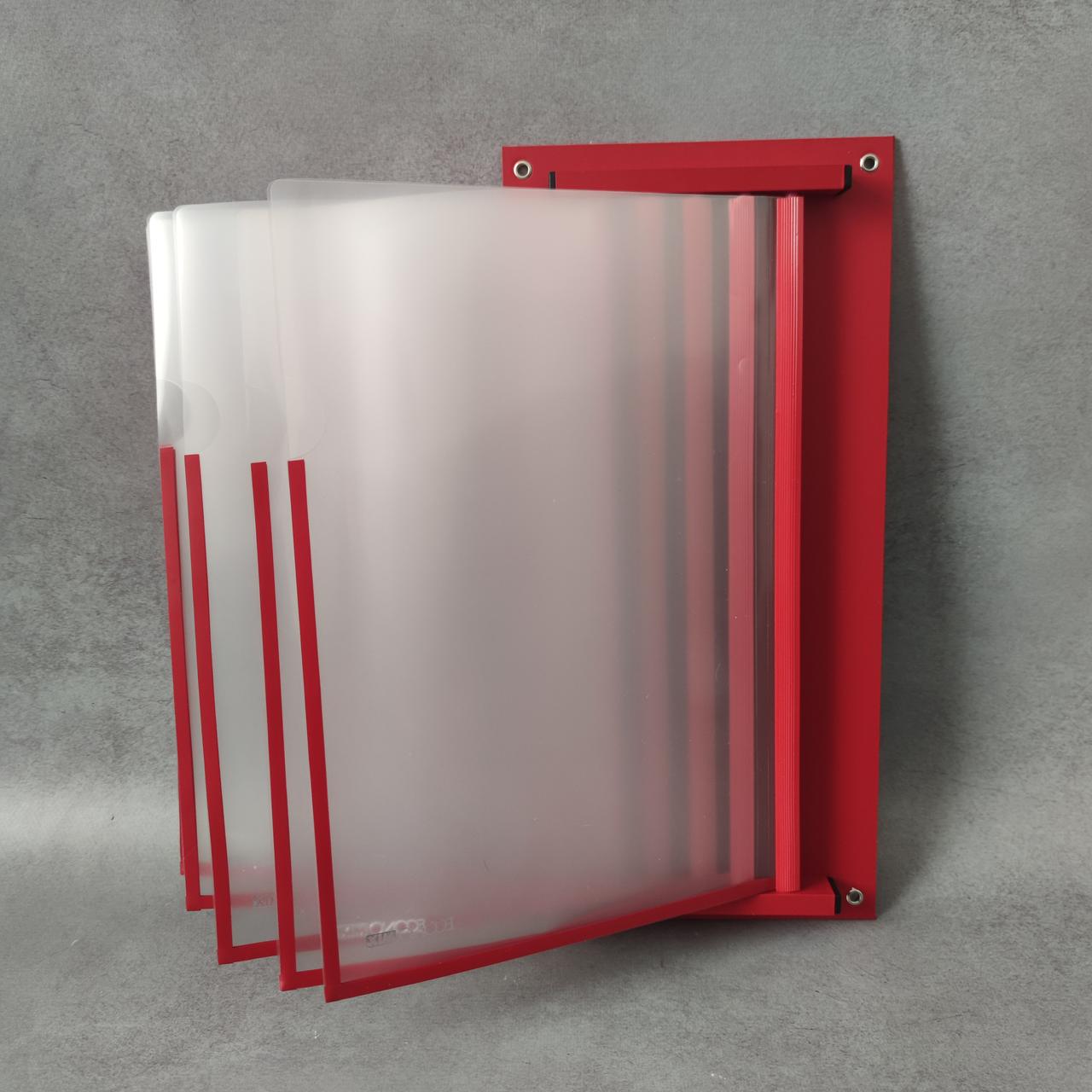 Стенд-книжка Економ на 5 кишень без заголовку Червоний (244093869) - фото 2