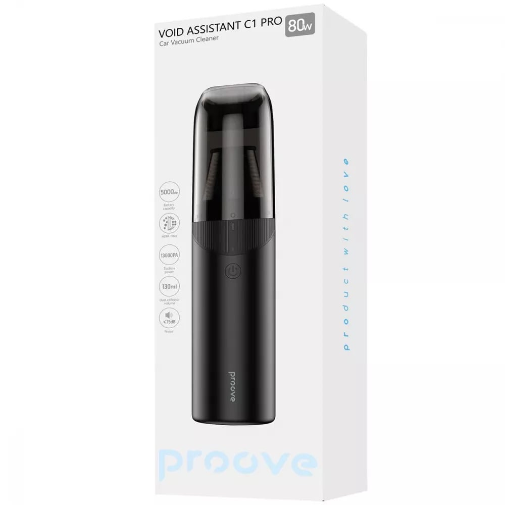 Автомобільний пилосос Proove Void Assistant C1 Pro Чорний (27317049) - фото 7