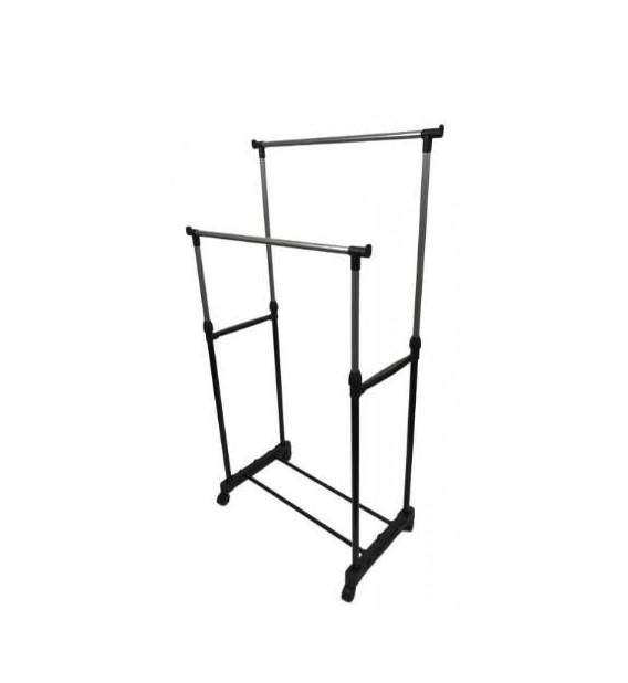 Стойка-вешалка Double Pole для одежды 5 вешалок Black - фото 4 Стойка-вешалка Double Pole для одежды 5 вешалок Black - фото 4