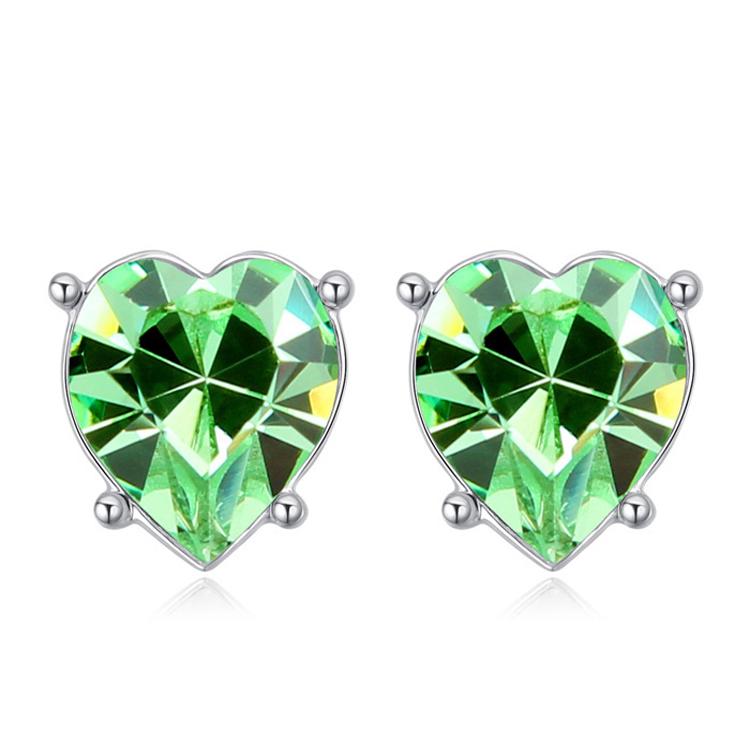 Серьги с кристаллами Сваровски 24995 Italina Салатовый