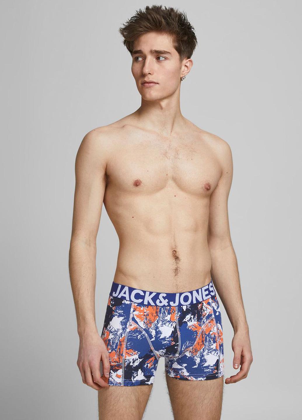 Трусы мужские Jack & Jones M 3 шт. Комбинированный (12185443-01b45)
