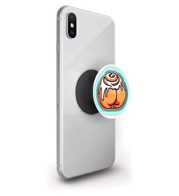 Попсокет для телефону PopSockets Попа Чорний (pop28)