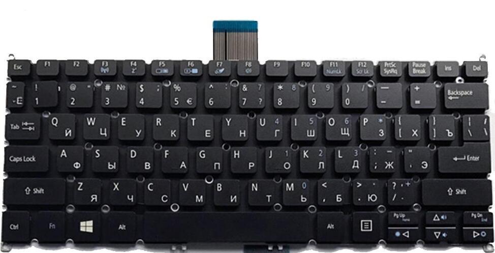 Клавиатура для ноутбука Acer Aspire R3-131T матовая (NK.I111S.00Y)
