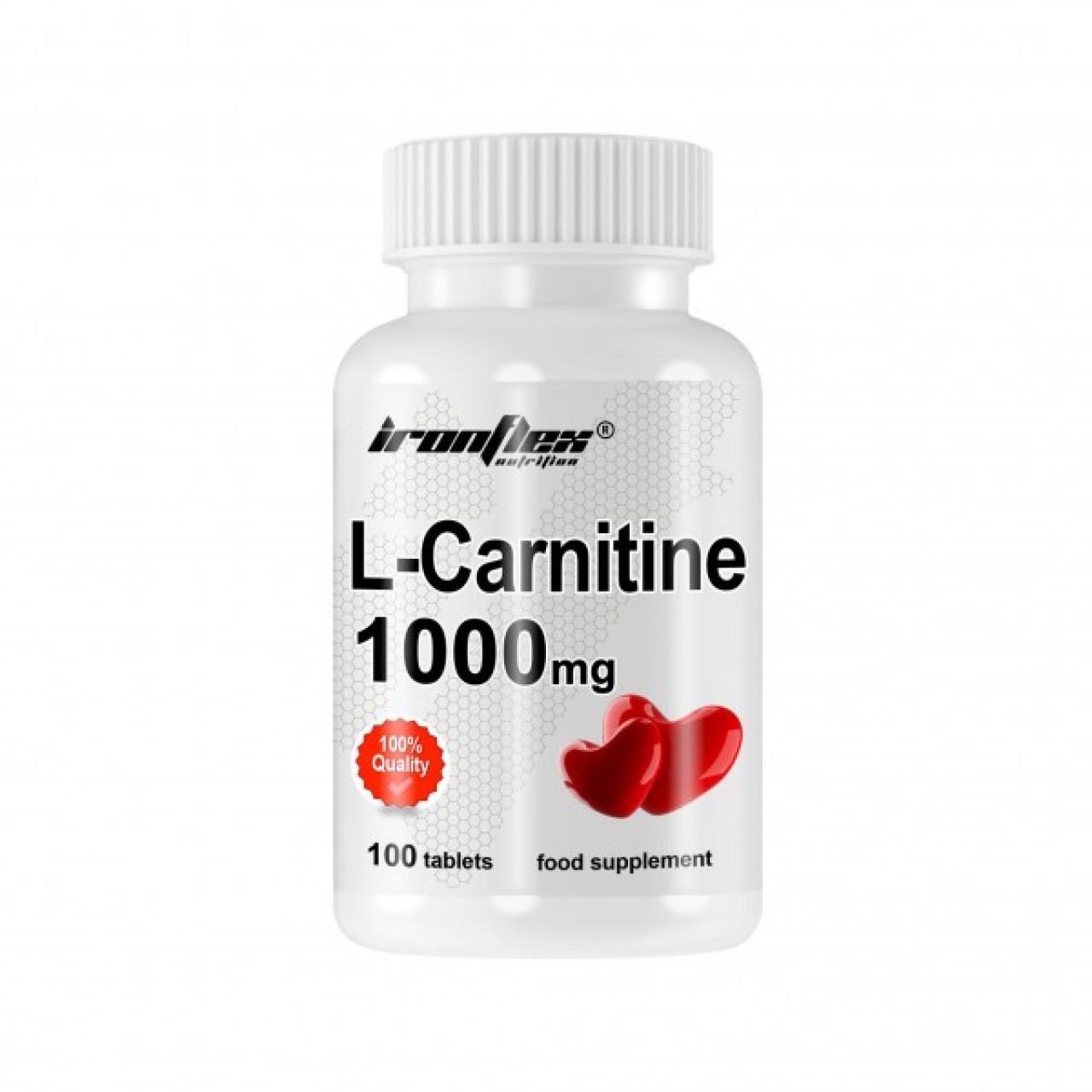 Карнитин L IronFlex L-Carnitine 1000 100 tabs