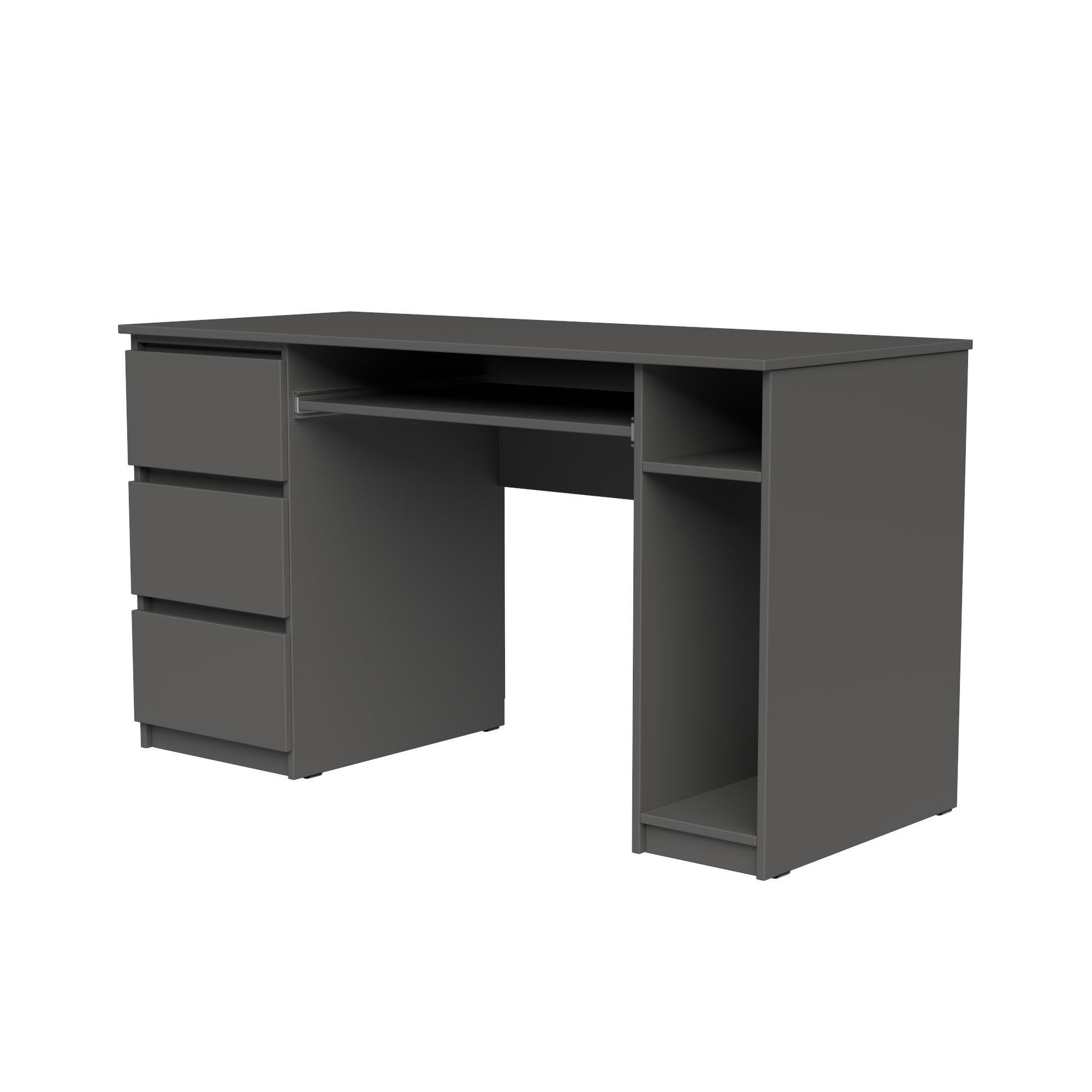 Стол компьютерный СК2 3Я SENAM 780х1400х600 мм ДСП Серый Графит - фото 3 Стол компьютерный СК2 3Я SENAM 780х1400х600 мм ДСП Серый Графит - фото 3