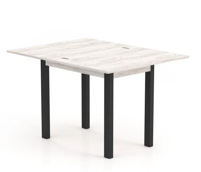 Стол-трансформер Knap Knap Gustus 120х90х73,5 см. Дуб крафт белый.