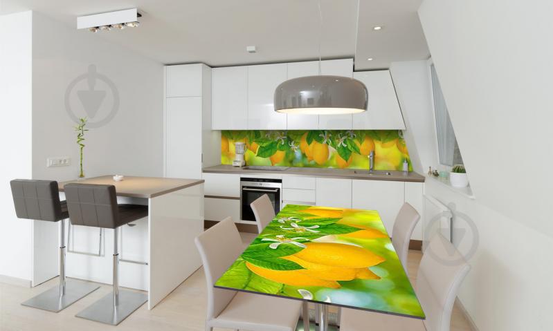 Наклейка виниловая на стол Zatarga «Лимоны» 600х1200 мм Z180755st