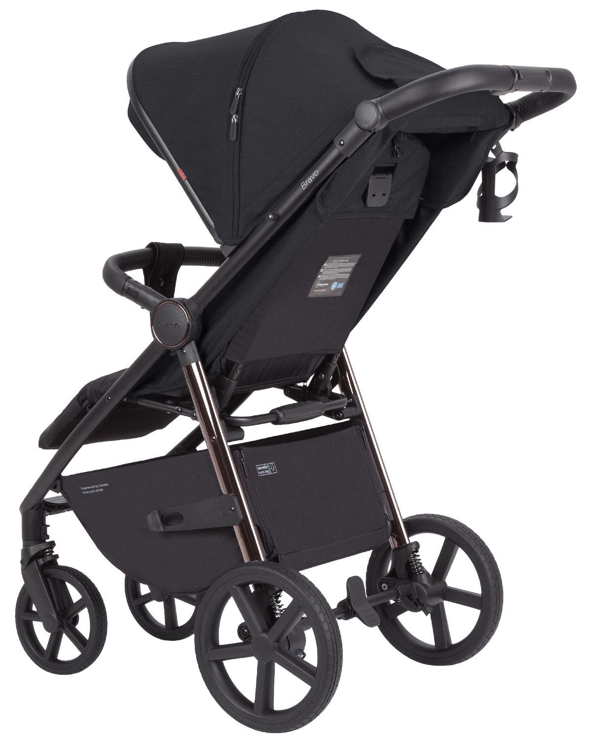 Коляска-книжка Carrello Bravo Jet Black (CRL-5515) - фото 5 Коляска-книжка Carrello Bravo Jet Black (CRL-5515) - фото 5