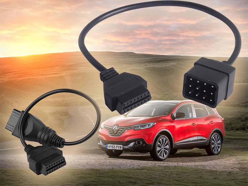 Кабель перехідник для Renault 12 Pin до 16 Pin OBD2 - фото 5