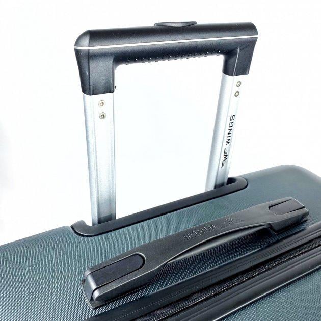 Валіза пластикова Wings 167 велика Темно-зелений (8326702) - фото 6 Валіза пластикова Wings 167 велика Темно-зелений (8326702) - фото 6