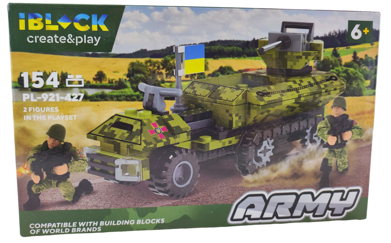 Конструктор Iblock Военная техника 154 дет.