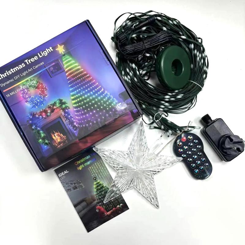 Гирлянда Smart iDeal на елку со звездой управление с пульта и телефона LED 2,1 м (1100) Гирлянда Smart iDeal на елку со звездой управление с пульта и телефона LED 2,1 м (1100)