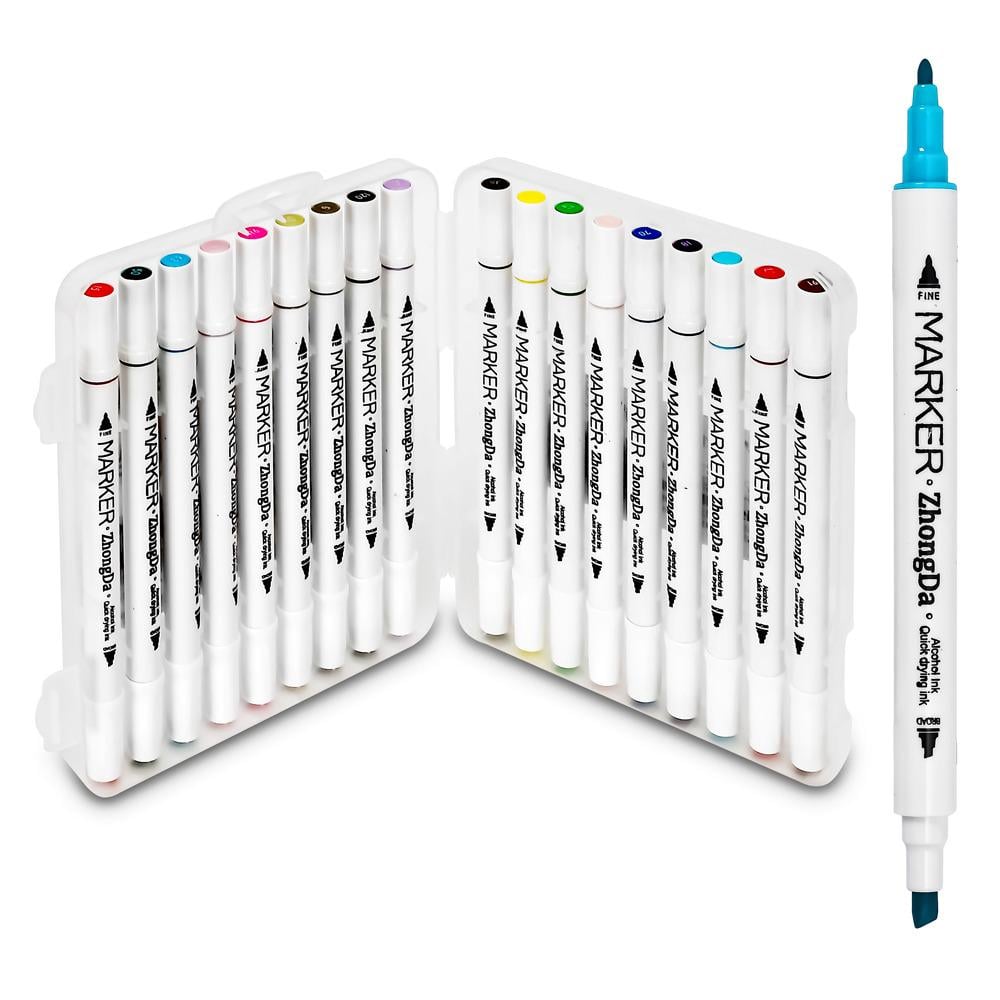 Маркеры двусторонние WW00873 18 цветов (2200000333896)