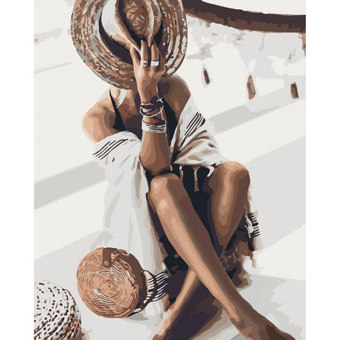 Картина по номерам Идейка "Очаровательная незнакомка" 40х50 см (skl-КНО4569)