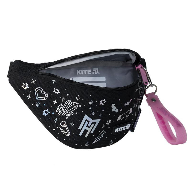 Поясна сумка-бананка дитяча Kite Kids Monster High Чорний (MH25-2577) - фото 5 Поясна сумка-бананка дитяча Kite Kids Monster High Чорний (MH25-2577) - фото 5