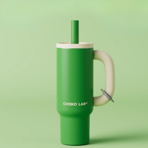 Термочашка Chako Lab BaWang Cup Mojito с керамическим покрытием 1050 мл Зеленый (46369921925341)