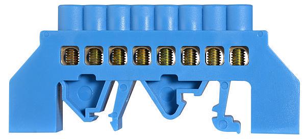 Шина нулевая АСКО-УКРЕМ универсальная 6х9 мм 8 отверстий ВС-3А 08 (A0150120055)