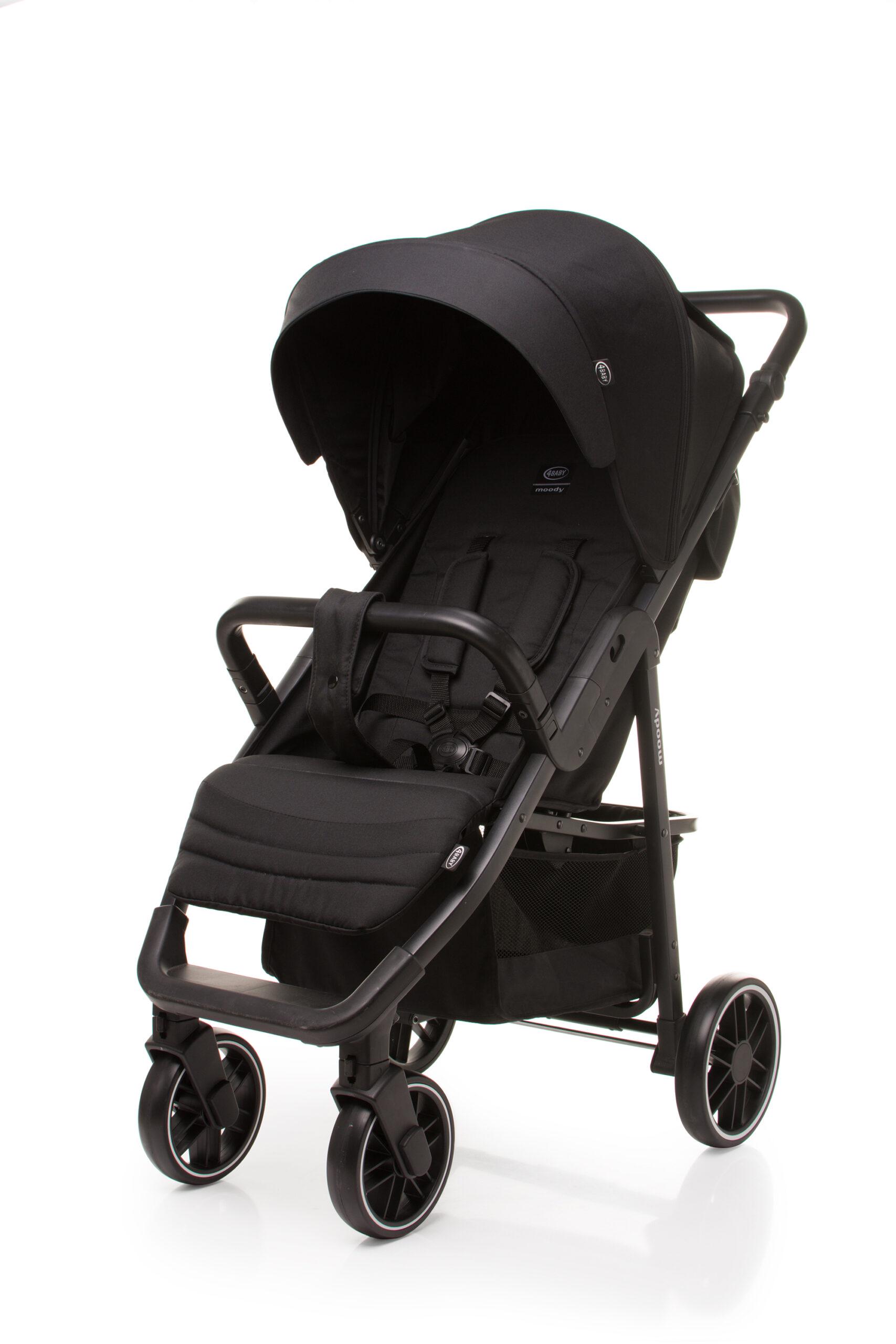 Коляска прогулочная 4Baby Moody XXII Black (24102)