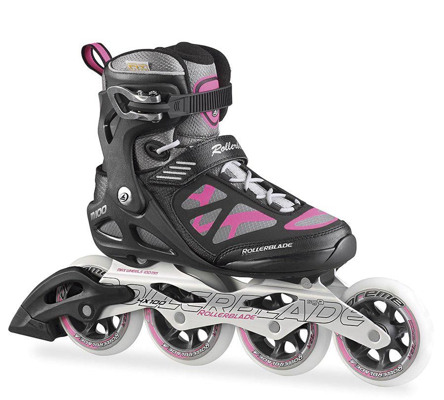 Роликові ковзани Rollerblade MACROBLADE 100 W Чорний/Рожевий (U1611977136768.128)