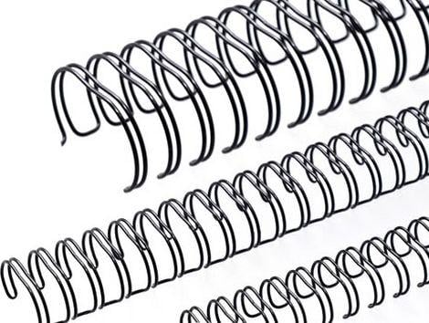 Пружини для брошурування DA А4 6,4 мм 100 шт. Чорний (1220202060630)