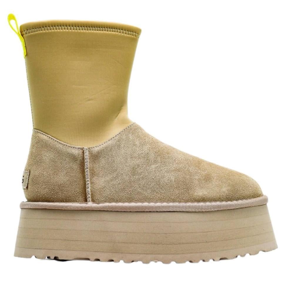 Уггі жіночі UGG Platform Classic Dipper Sand Boots р. 36 Бежевий (21389)