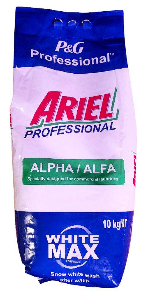 Порошок для стирки Ariel Professional Alpha White Max 10 кг 130 стирок (23296305)