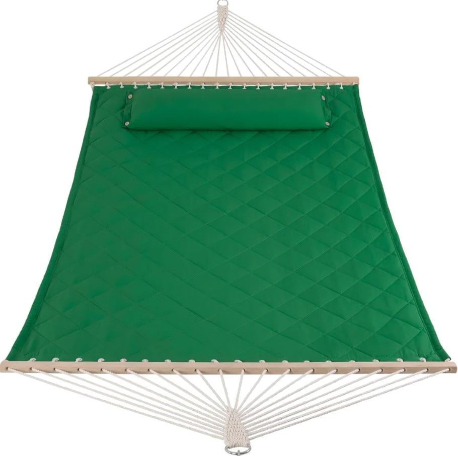 Гамак двухместный с планками WCG SOFT XXL 200x140 Изумрудный (3017516045)