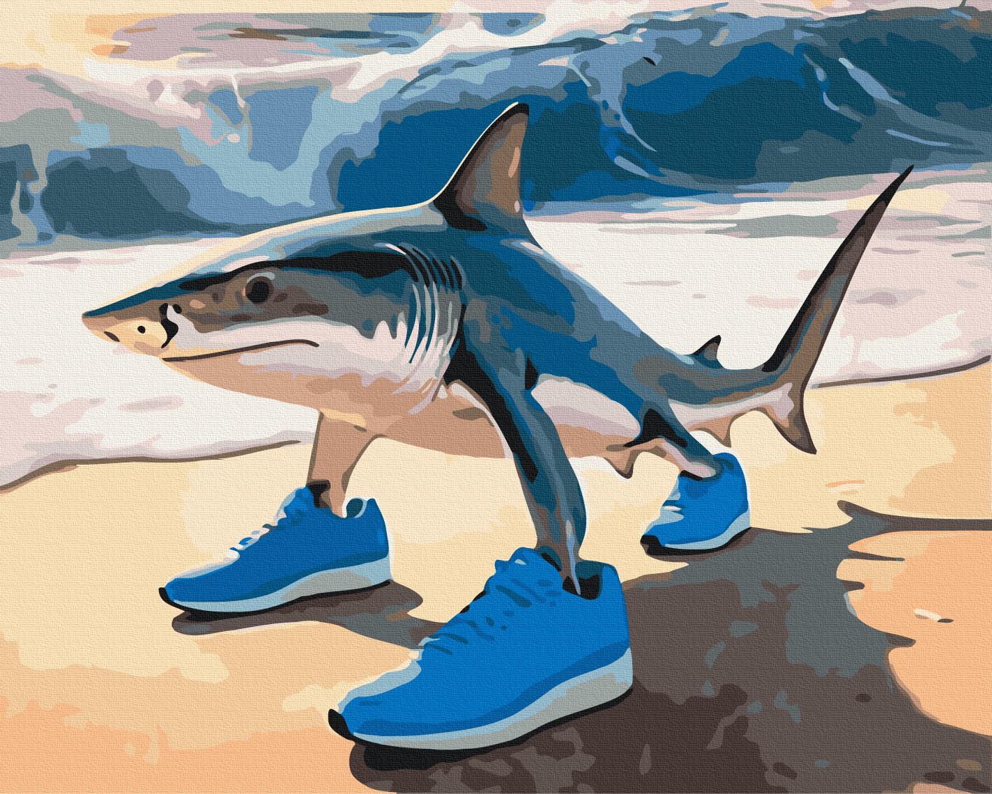 Картина по номерам Brushme TRALALERO TRALALA 40x50 см (BS54385) Картина по номерам Brushme TRALALERO TRALALA 40x50 см (BS54385)