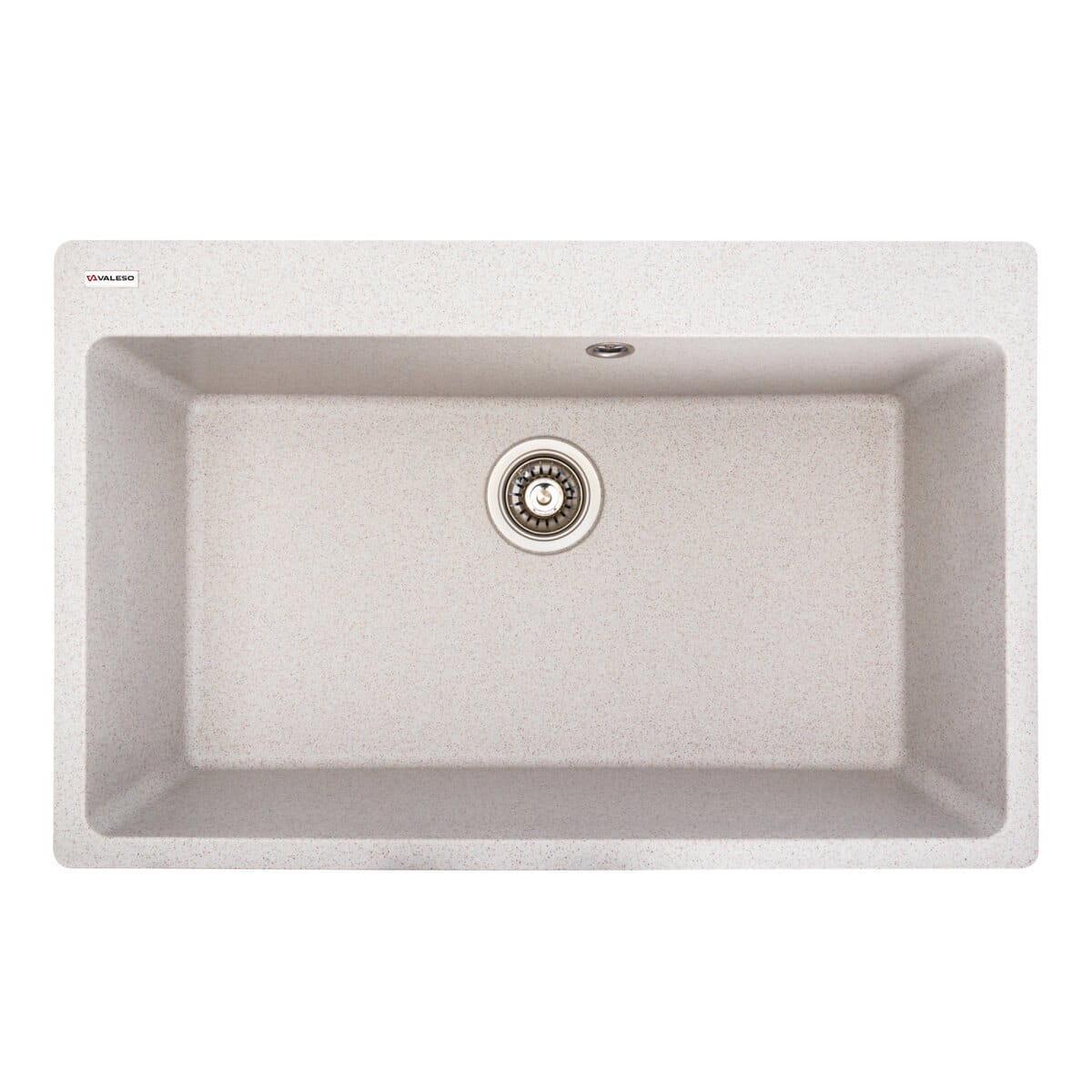 Мийка гранітна Valeso Bogema врізна прямокутна матова 780х500 мм Топаз