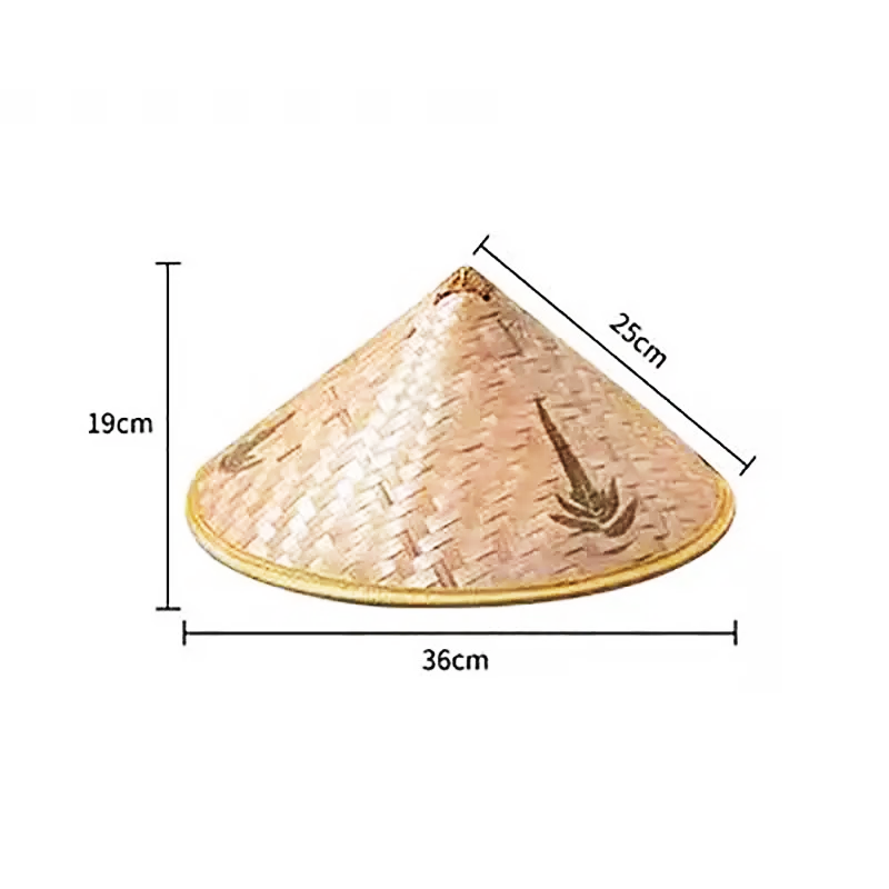 Капелюх бамбуковий в'єтнамський Samurai Hat Oriental (MK001077) - фото 6