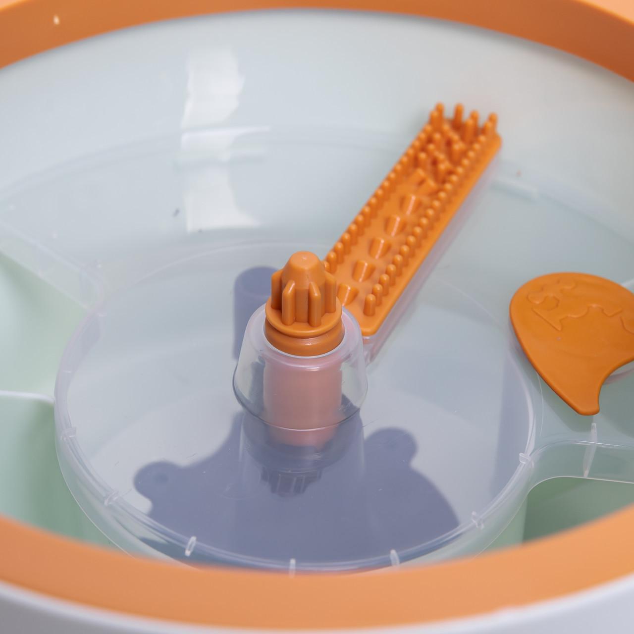 Набор для уборки HP-35015-45 швабра с отжимом 119 см и ведром 7 л Голубой (A-035271) - фото 9 Набор для уборки HP-35015-45 швабра с отжимом 119 см и ведром 7 л Голубой (A-035271) - фото 9