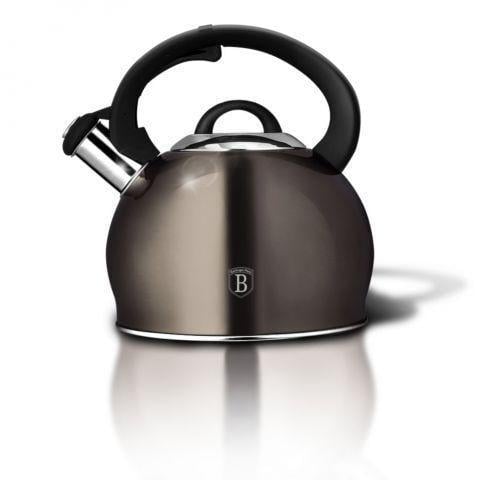 Чайник со свистком Berlinger Haus Carbon Metallic Line BH-1789 3 л Темно-серый (1264162727) - фото 1 Чайник со свистком Berlinger Haus Carbon Metallic Line BH-1789 3 л Темно-серый (1264162727) - фото 1