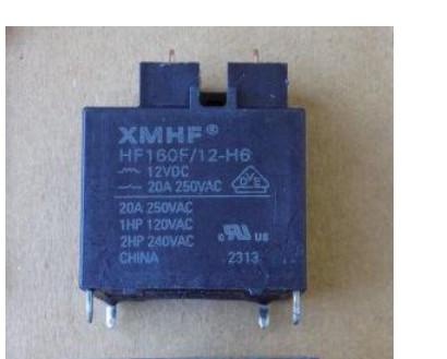 Реле HF160F/12-H6 12VDC 20A/250V для HF160F/12-H5T/JQX-54FE AZ12VDC (27692)