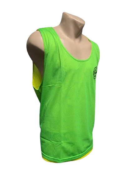 Манишка взрослая Сток из лого двусторонняя ХL 180-190 см Салатово-желтый (795)