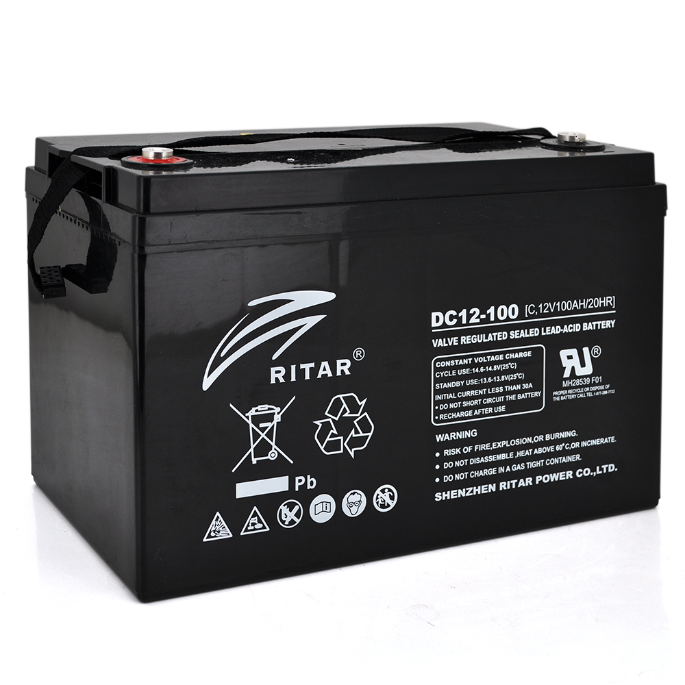 Аккумулятор Ritar CARBON DC12-100C 12V 100 Ah AGM для солнечных систем 2000 циклов (14544)