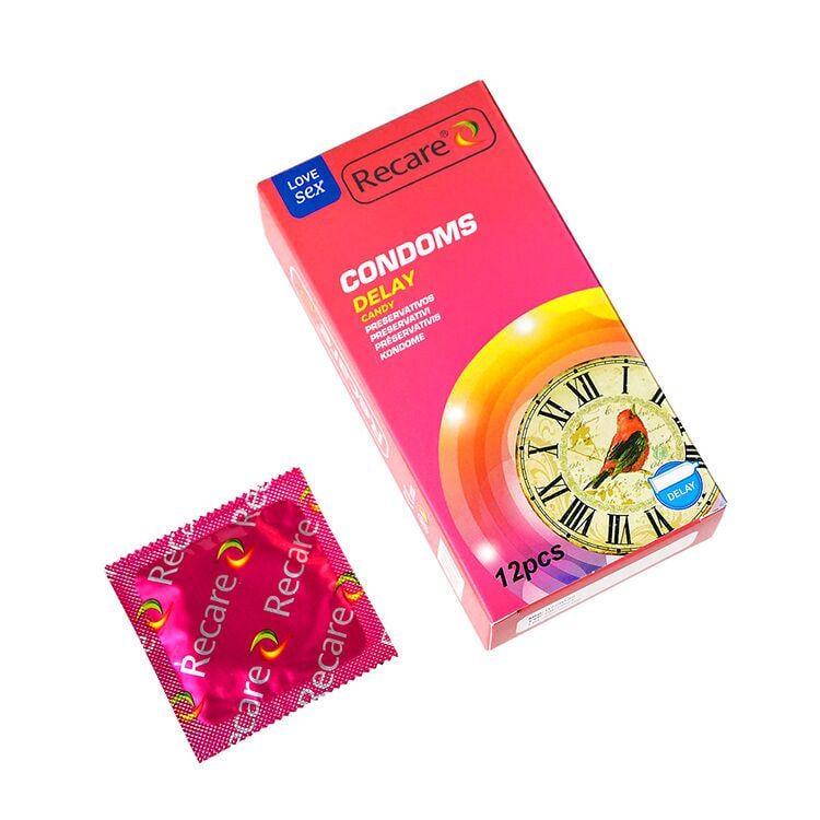 Презервативы Recare Delay Candy Condoms пролонгирующий эффект конфетный аромат 12 шт. - фото 2