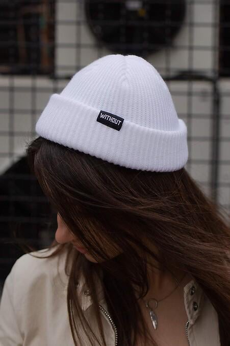 Шапка-бини Without Leon 21 woman Белый (8048234)