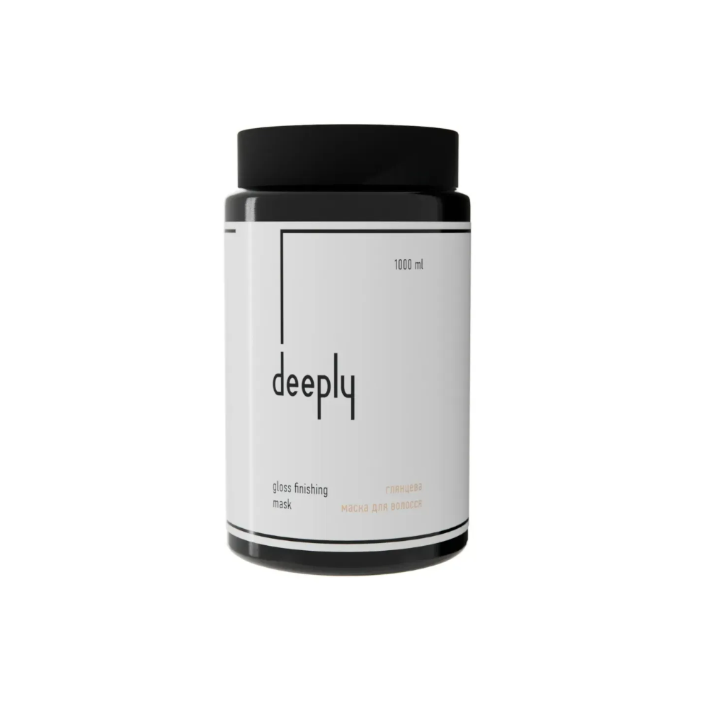 Маска глянцева для волосся deeply gloss finishing mask 1000 мл