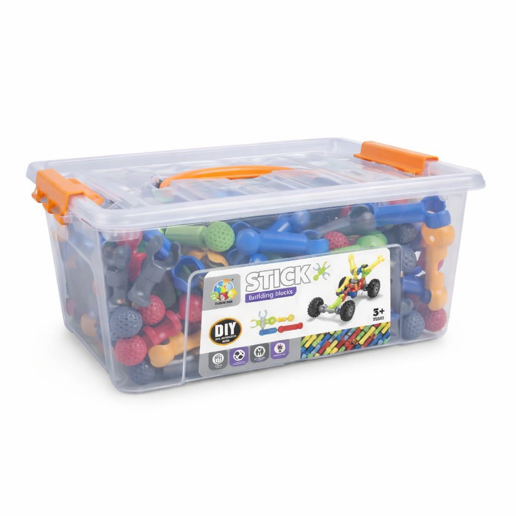 Конструктор SY5520 шарнирный Stick building block в боксе 135 дет. (2851301037) Конструктор SY5520 шарнирный Stick building block в боксе 135 дет. (2851301037)