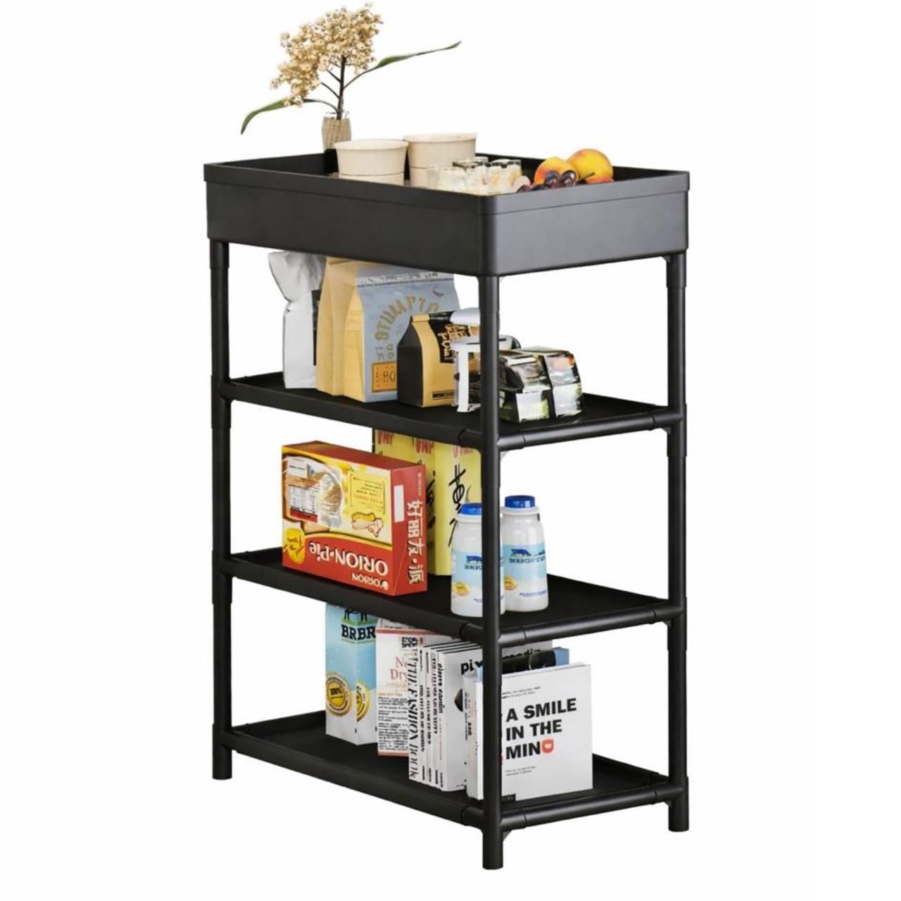 Этажерка напольная Shoemaker 4 полки Черный Этажерка напольная Shoemaker 4 полки Черный