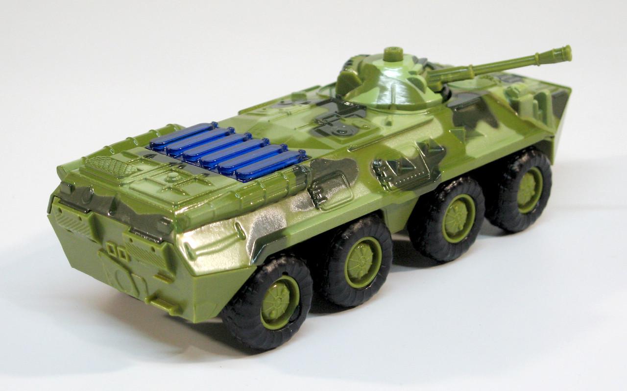 Модель металлическая Бронетранспортер БТР-80 1:54 (6409 D) - фото 4