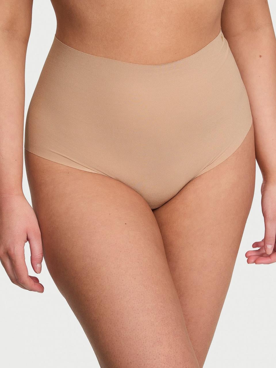 Трусики женские Victoria's Secret No-Show Modern Brief XL Бежевый (321552431555)