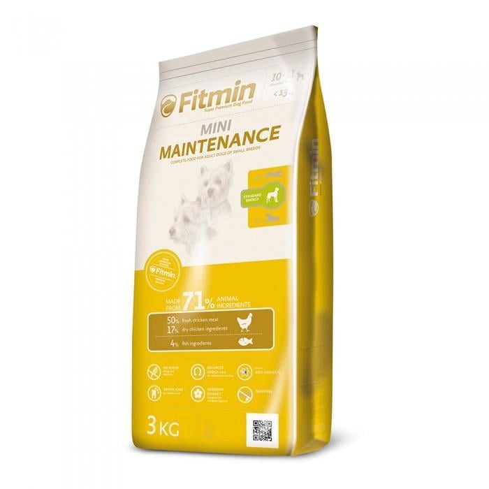 Корм сухий для собак дрібних порід Fitmin Dog Mini Maintenance 3 кг (1158680145)