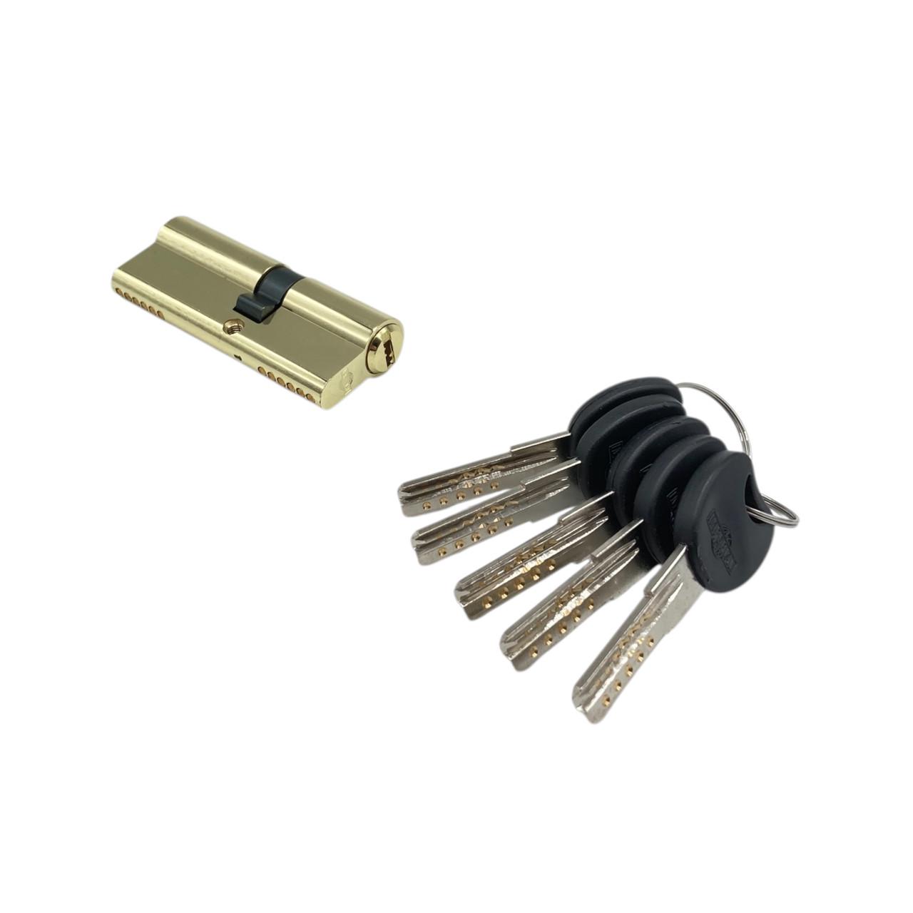 Цилиндр для замка Imperial ZC 80 мм 35/45 PB (300070) - фото 4