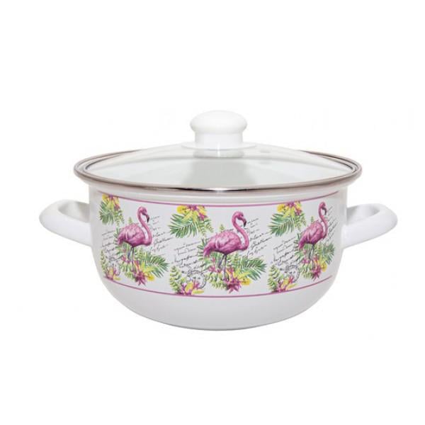 Кастрюля INFINITY GD-64934 Flamingо, 20 см 3,3 л (80026)