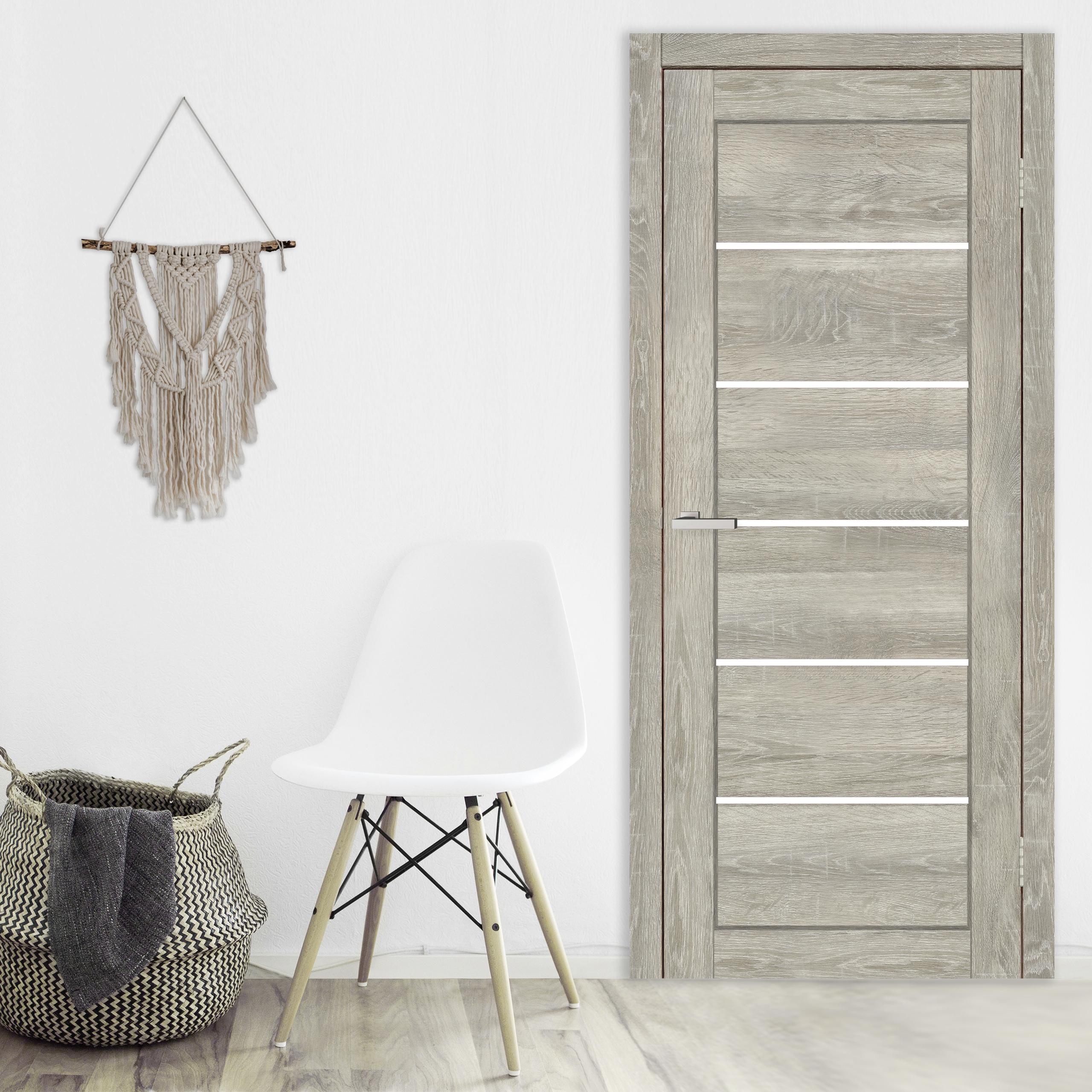 Двери Испания стекло сатин 2000х800 мм Дуб Дейтон (60830)