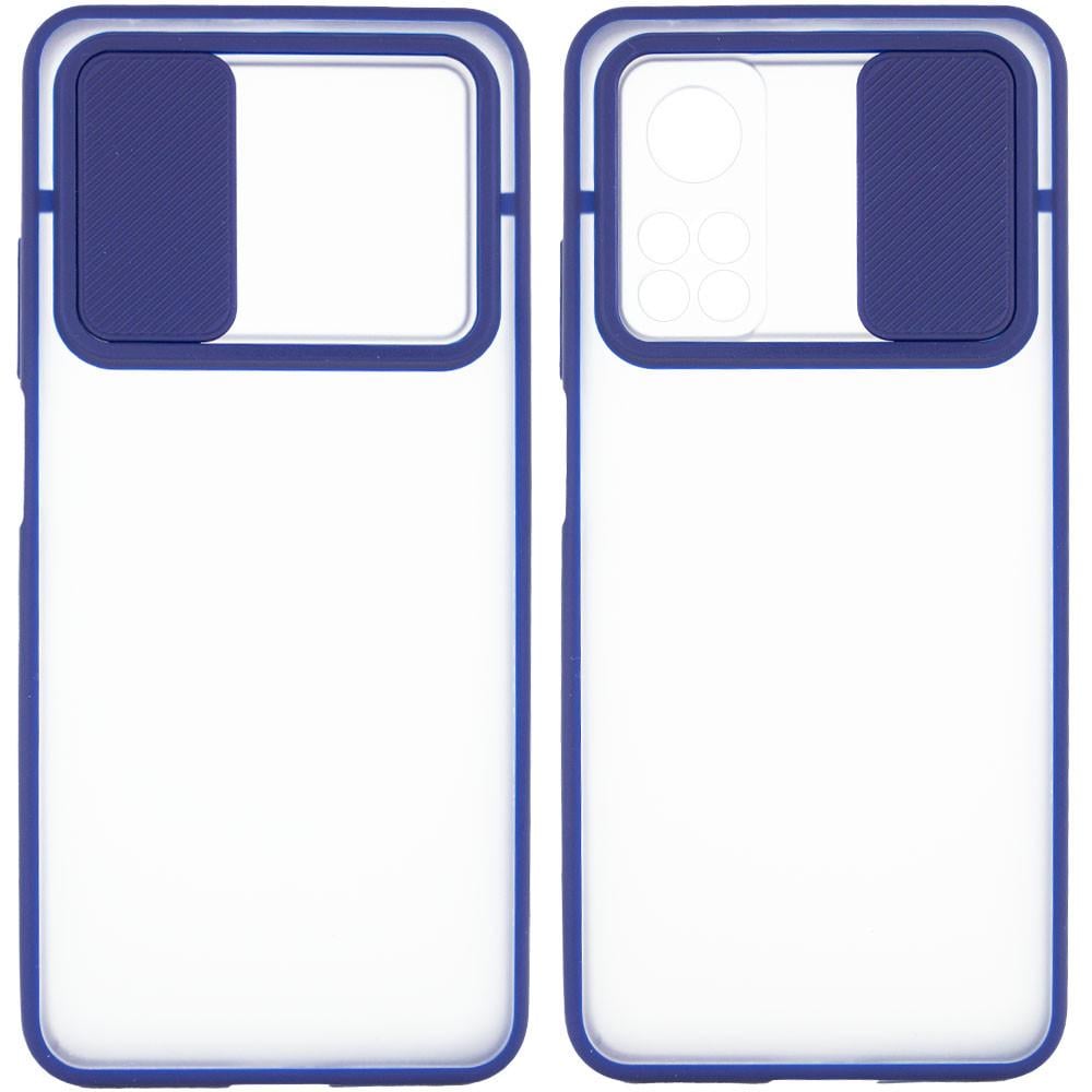 Чехол Camshield mate TPU со шторкой для Xiaomi Mi 10T Pro Синий (106163974)