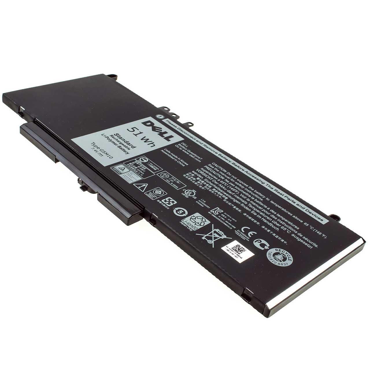 Аккумулятор для ноутбука Dell Latitude E5470 6460 mAh 74V 48 Wh