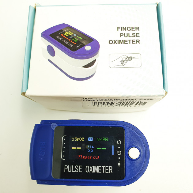 Пульсоксиметр на палець UKC Pulse Oximeter 807 з монітором кисню в крові і автоматичним відключенням - фото 5