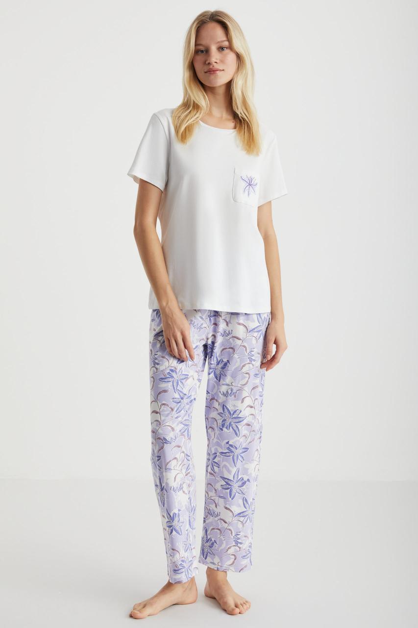 Пижама набор Kom Лилия XL Сирень (8682919229585)